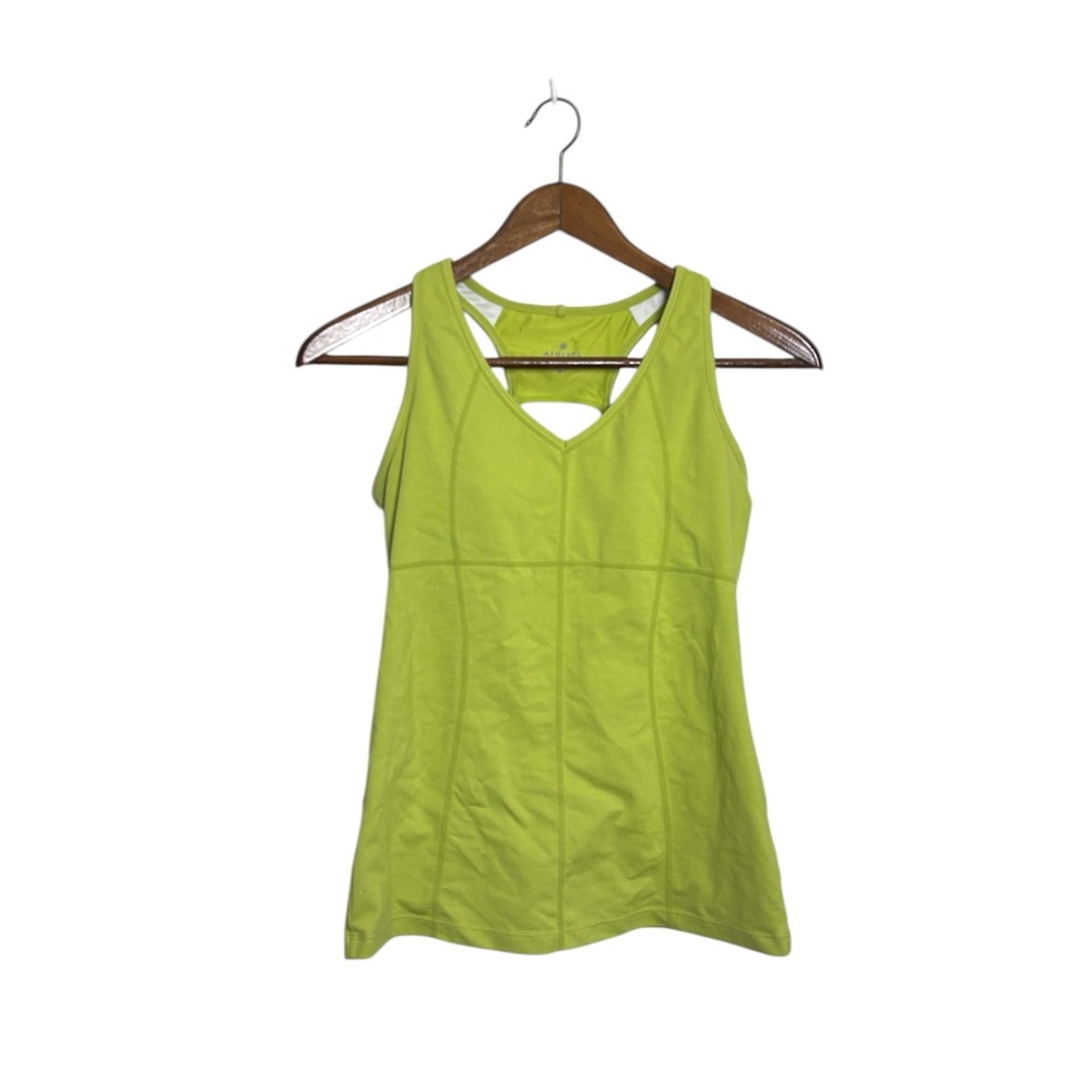 Athleta Lime Green Athletic Equator Tank Top
